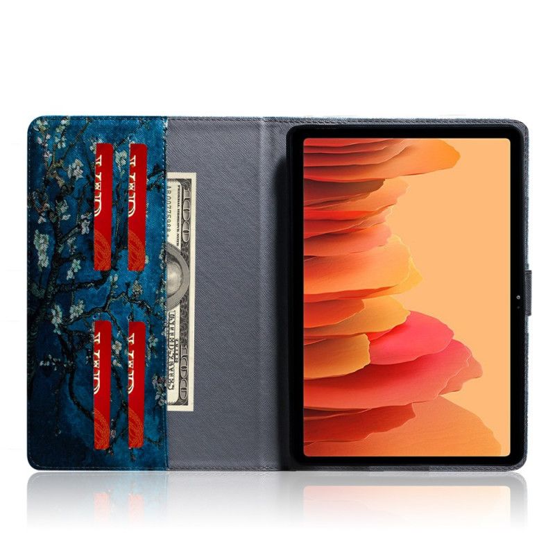 Étui Housse Samsung Galaxy Tab A7 (2020) Branches Fleuries