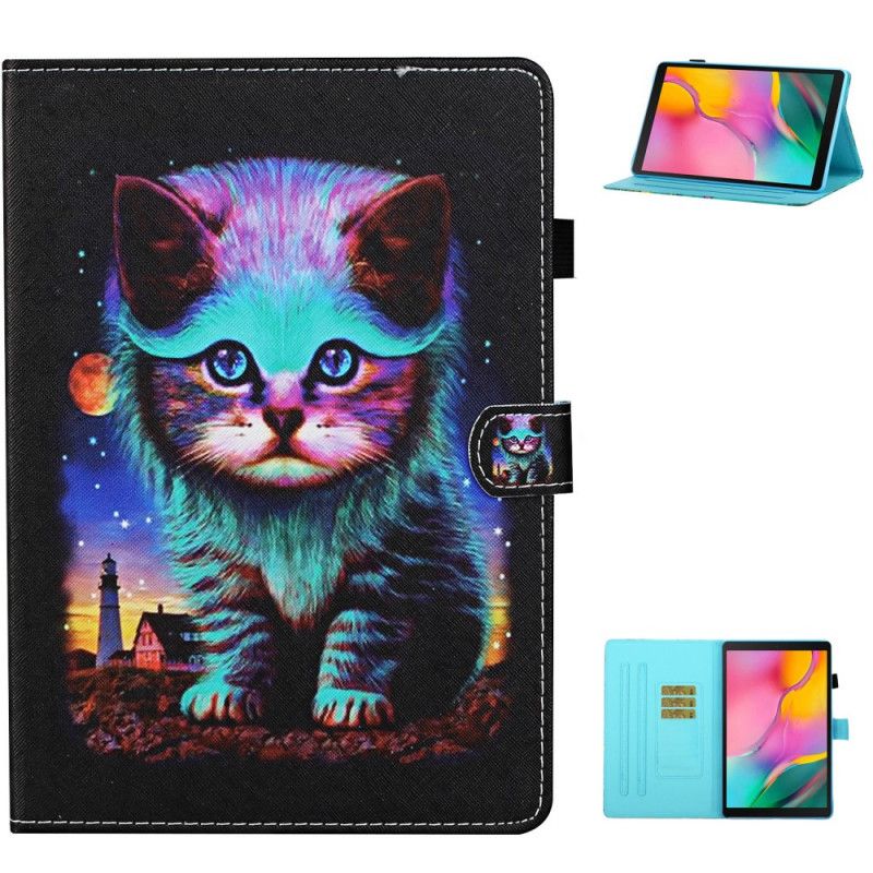 Housse Samsung Galaxy Tab A7 (2020) Chat Électrique