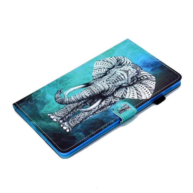 Housse Samsung Galaxy Tab A7 (2020) Éléphant Tribal