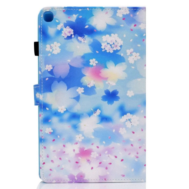 Housse Samsung Galaxy Tab A7 (2020) Fleurs Aquarelle