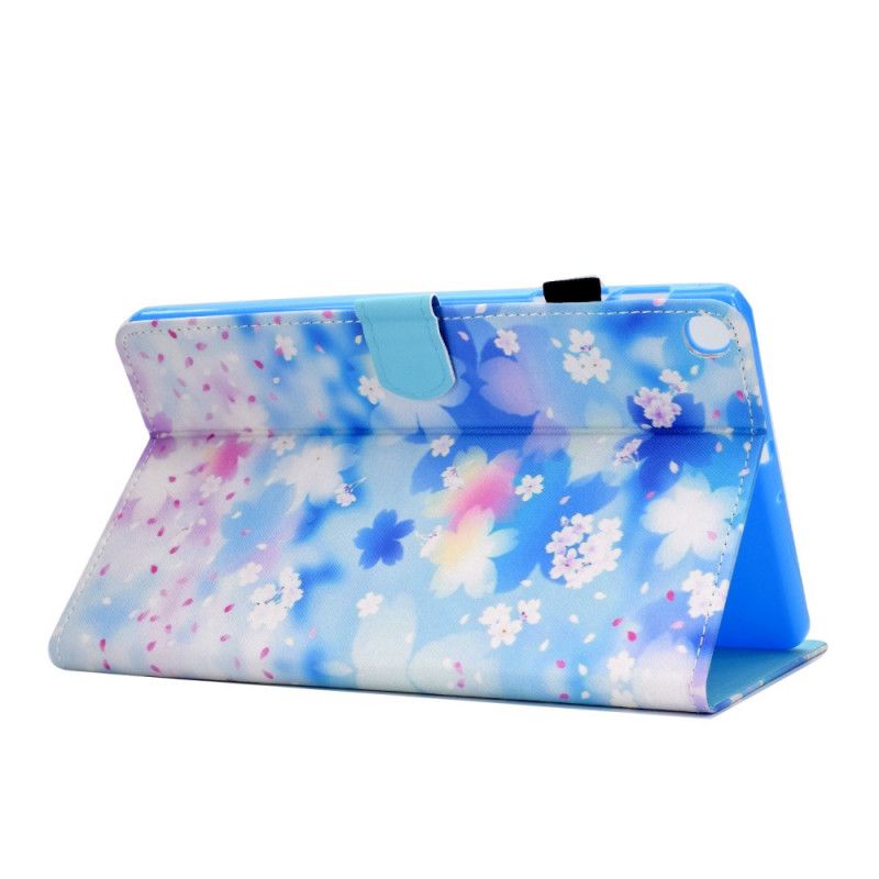 Housse Samsung Galaxy Tab A7 (2020) Fleurs Aquarelle