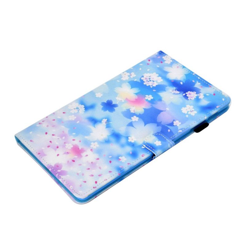 Housse Samsung Galaxy Tab A7 (2020) Fleurs Aquarelle