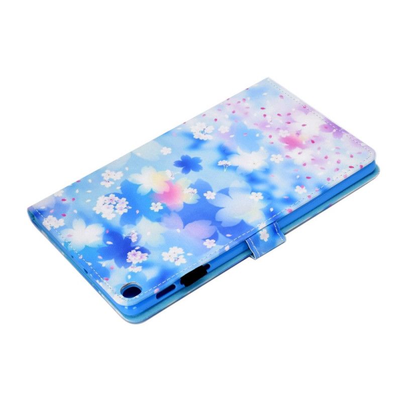 Housse Samsung Galaxy Tab A7 (2020) Fleurs Aquarelle