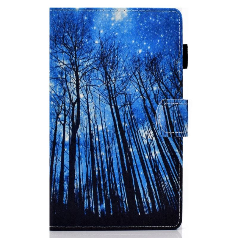 Housse Samsung Galaxy Tab A7 (2020) Forêt De Nuit