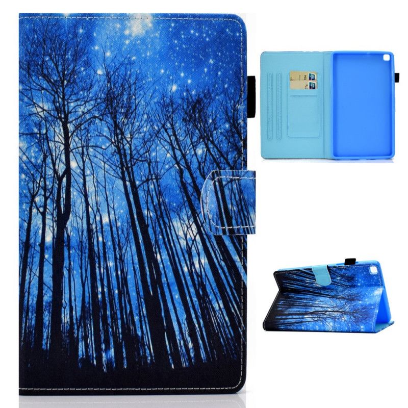 Housse Samsung Galaxy Tab A7 (2020) Forêt De Nuit