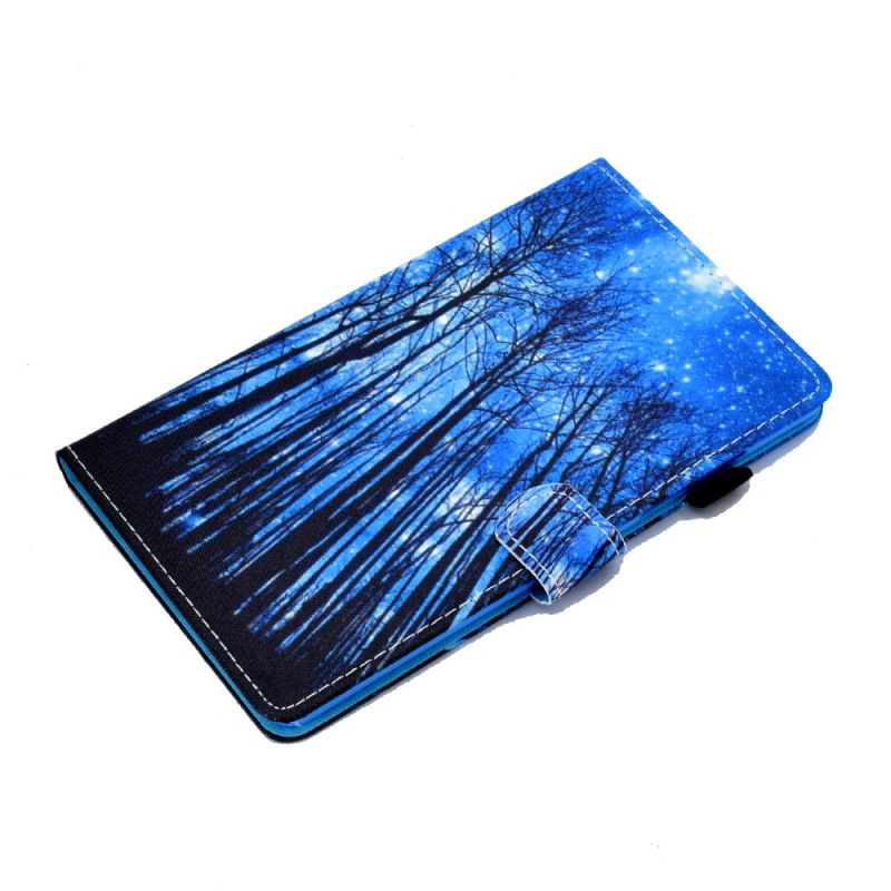 Housse Samsung Galaxy Tab A7 (2020) Forêt De Nuit