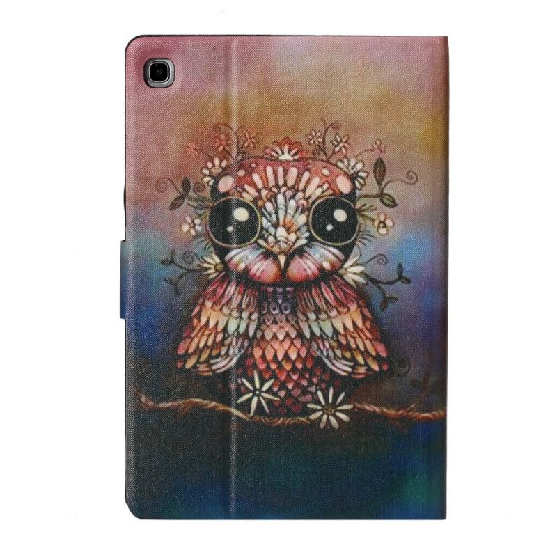 Étui Housse Samsung Galaxy Tab A7 (2020) Hibou Artistique