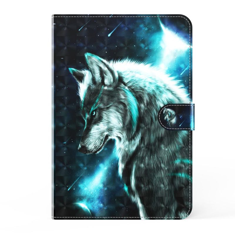 Étui Housse Samsung Galaxy Tab A7 (2020) Light Spot Loup Sauvage