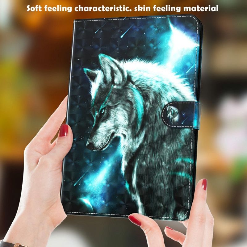 Étui Housse Samsung Galaxy Tab A7 (2020) Light Spot Loup Sauvage