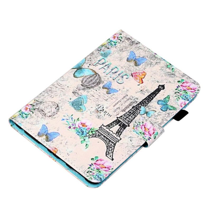 Housse Samsung Galaxy Tab A7 (2020) Tour Eiffel Papillons