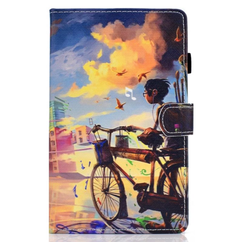 Housse Samsung Galaxy Tab A7 (2020) Vélo Art