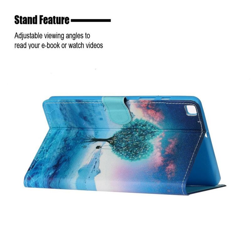 Housse Samsung Galaxy Tab A7 Lite Arbre Coeur