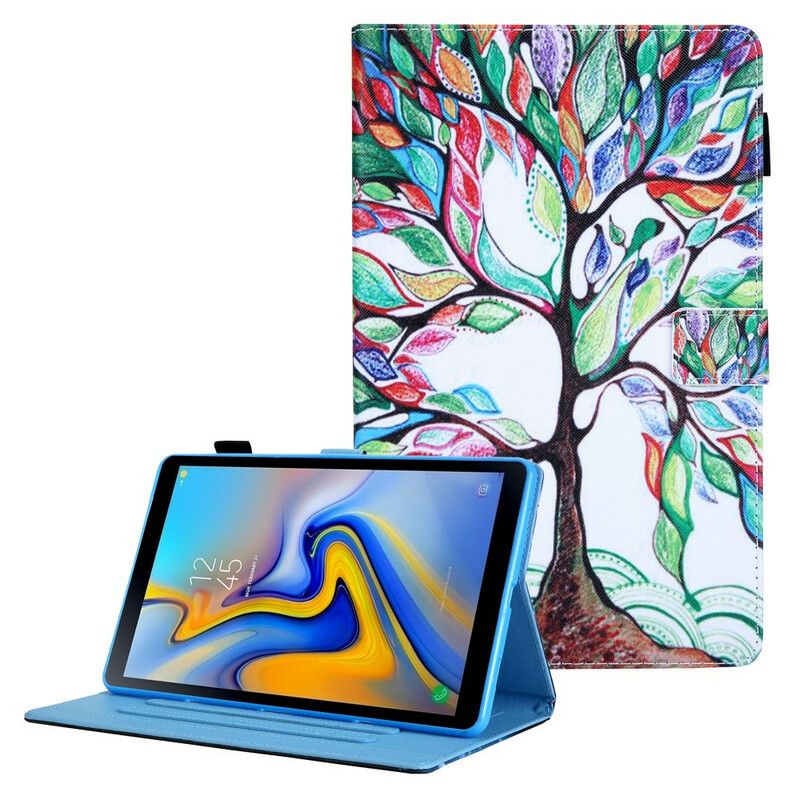 Housse Samsung Galaxy Tab A7 Lite Arbre Multicolore