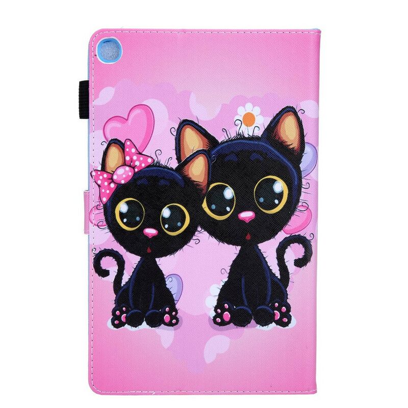 Housse Samsung Galaxy Tab A7 Lite Couple De Chats