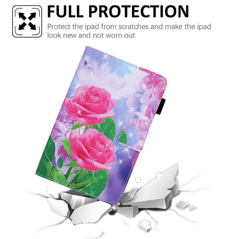 Housse Samsung Galaxy Tab A7 Lite Fleurs De Rêve