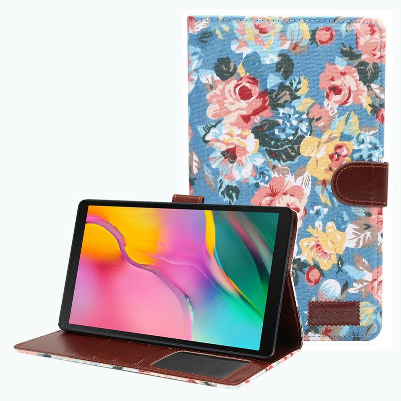 Housse Samsung Galaxy Tab A7 Lite Fleurs Liberty