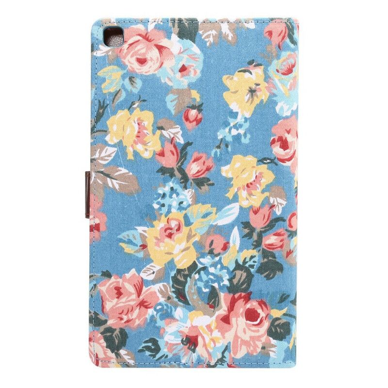 Housse Samsung Galaxy Tab A7 Lite Fleurs Liberty