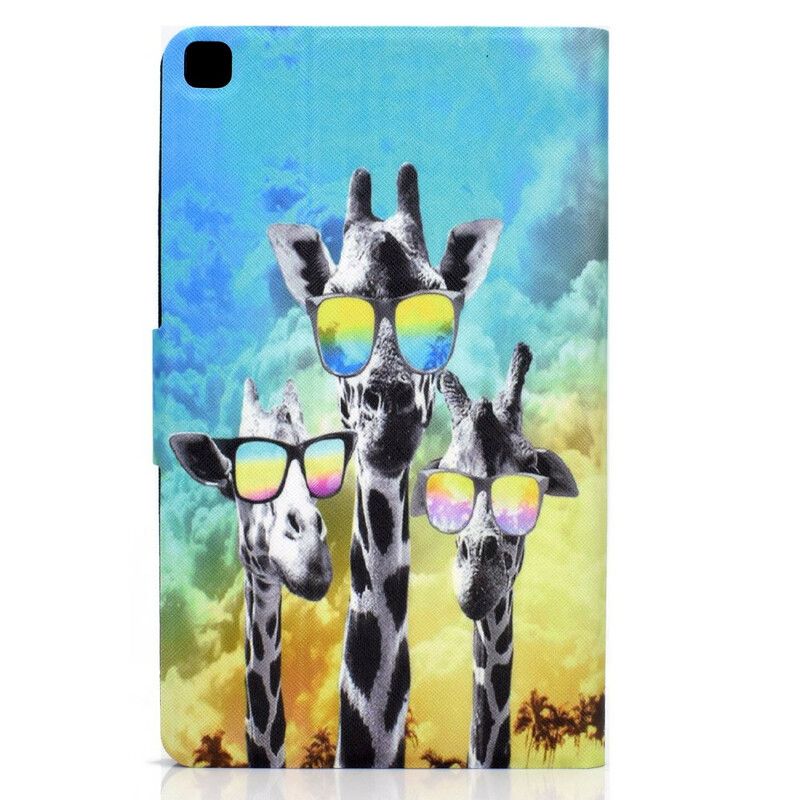 Housse Samsung Galaxy Tab A7 Lite Funky Girafes