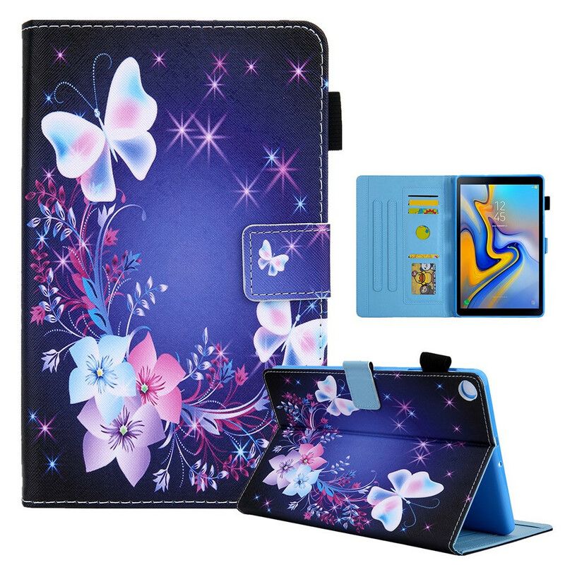 Housse Samsung Galaxy Tab A7 Lite Multiples Papillons