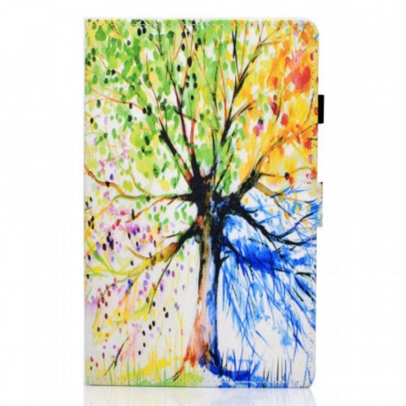 Housse Samsung Galaxy Tab A8 (2021) Arbre Aquarelle