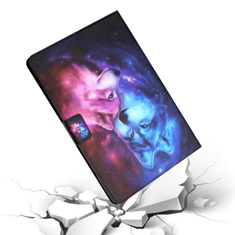 Housse Samsung Galaxy Tab A8 (2021) Couple de Loups