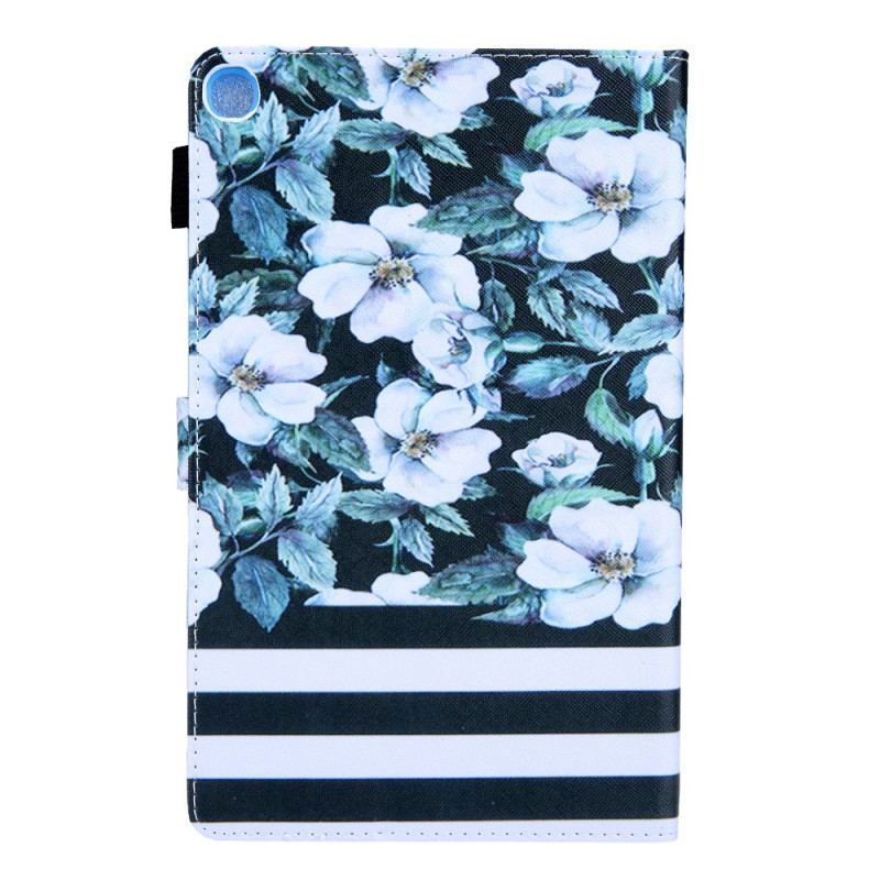 Housse Samsung Galaxy Tab A8 (2021) Design Fleurs