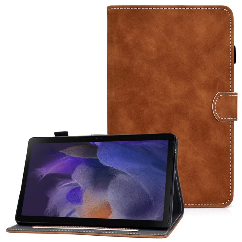 Housse Samsung Galaxy Tab A8 (2021) Effet Cuir Design Vintage