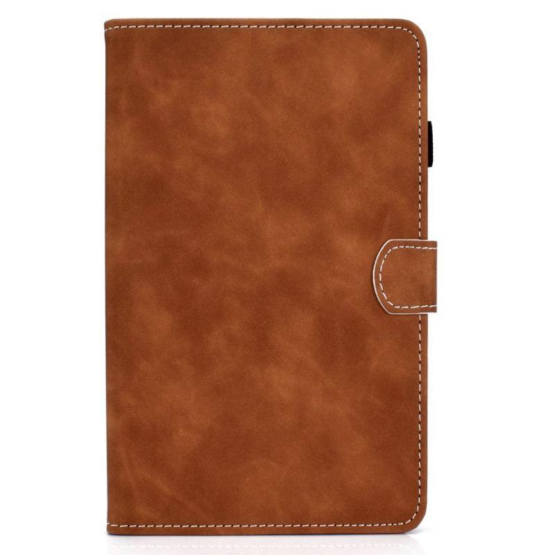 Housse Samsung Galaxy Tab A8 (2021) Effet Cuir Design Vintage