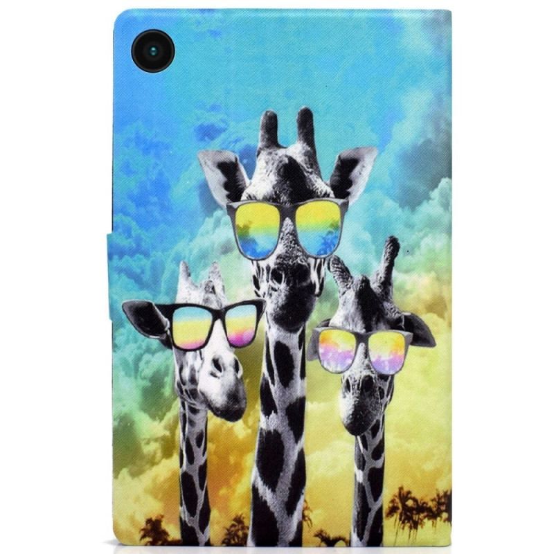 Housse Samsung Galaxy Tab A8 (2021) Funky Girafes