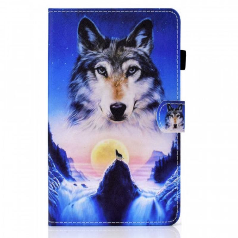 Housse Samsung Galaxy Tab A8 (2021) Loup des Montagnes