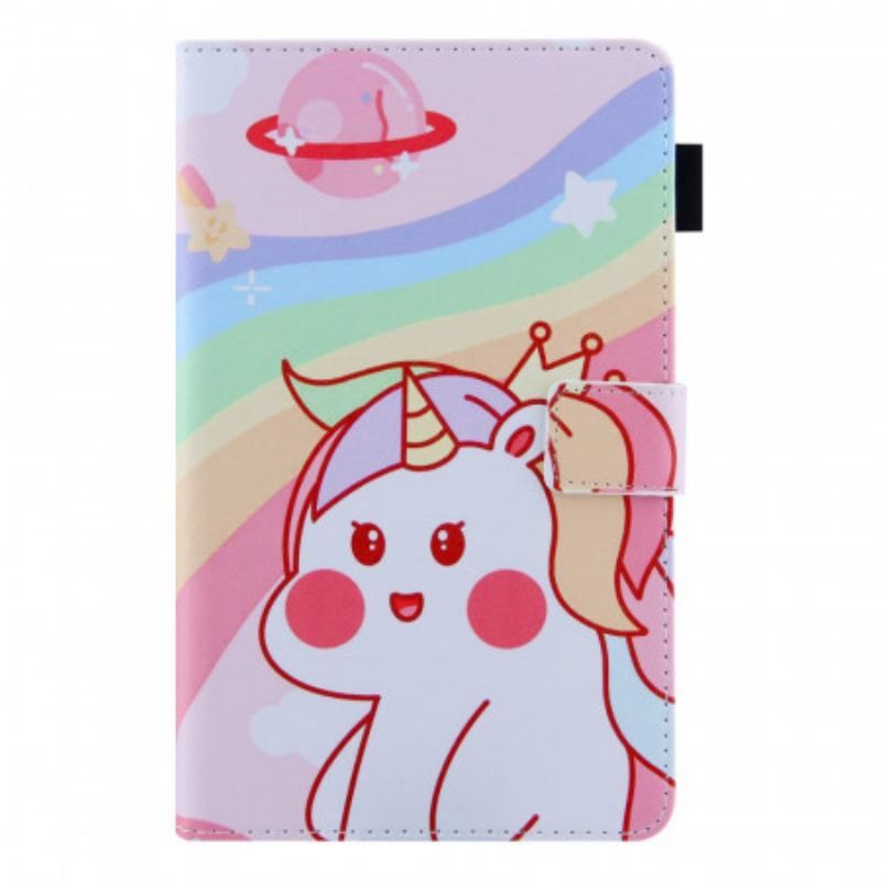 Housse Samsung Galaxy Tab A8 (2021) Mignonne Licorne