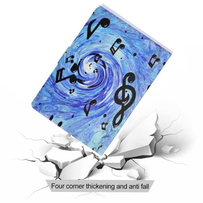Housse Samsung Galaxy Tab A8 (2021) Notes de Musique