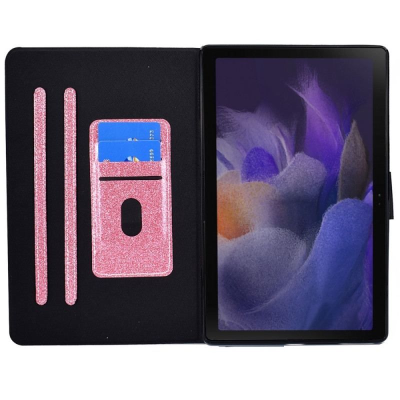 Housse Samsung Galaxy Tab A8 (2021) Paillettes Éclatantes