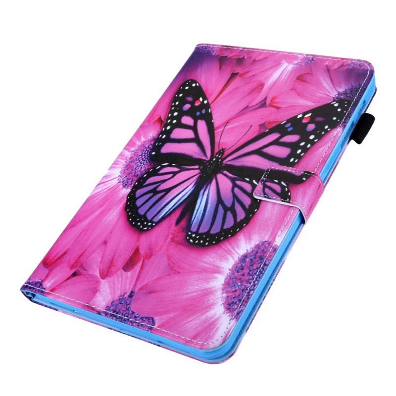 Housse Samsung Galaxy Tab A8 (2021) Papillon Floral