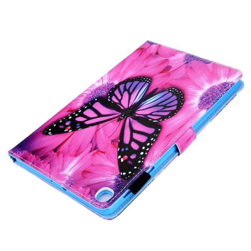 Housse Samsung Galaxy Tab A8 (2021) Papillon Floral