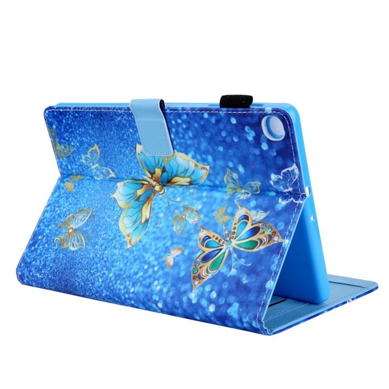 Housse Samsung Galaxy Tab A8 (2021) Papillons Colorés