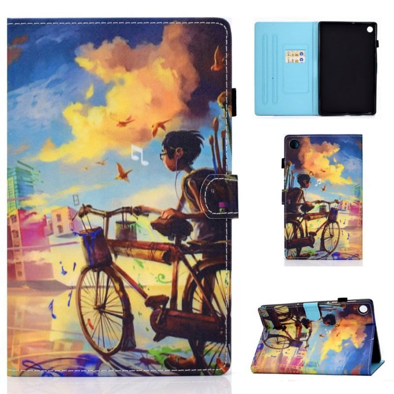 Housse Samsung Galaxy Tab A8 (2021) Vélo Art