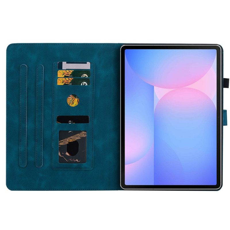 Housse Samsung Galaxy Tab S10 FE Plus Fleur de Lys