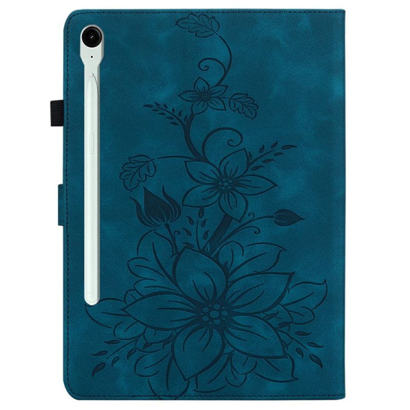 Housse Samsung Galaxy Tab S10 FE Plus Fleur de Lys