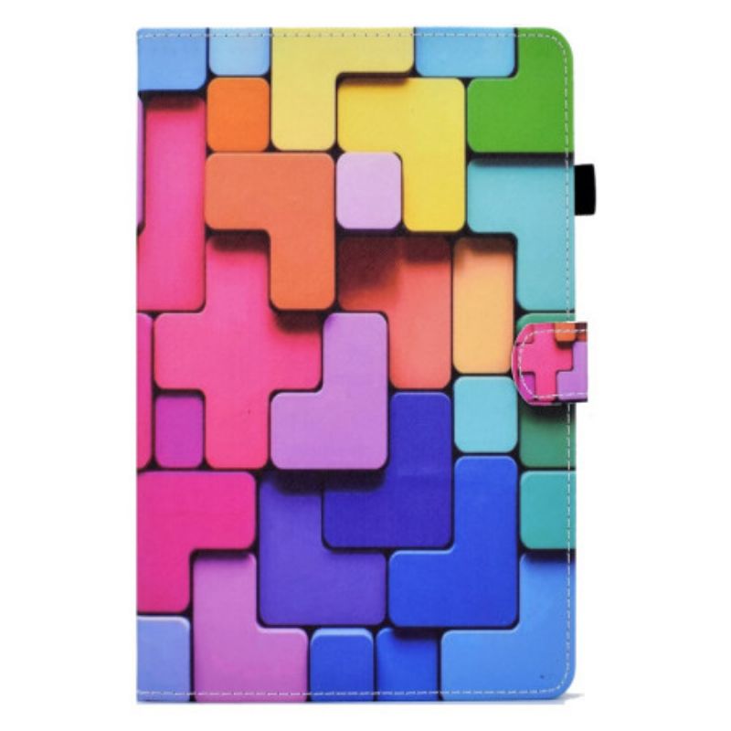Housse Samsung Galaxy Tab S11 Carrés Colorés