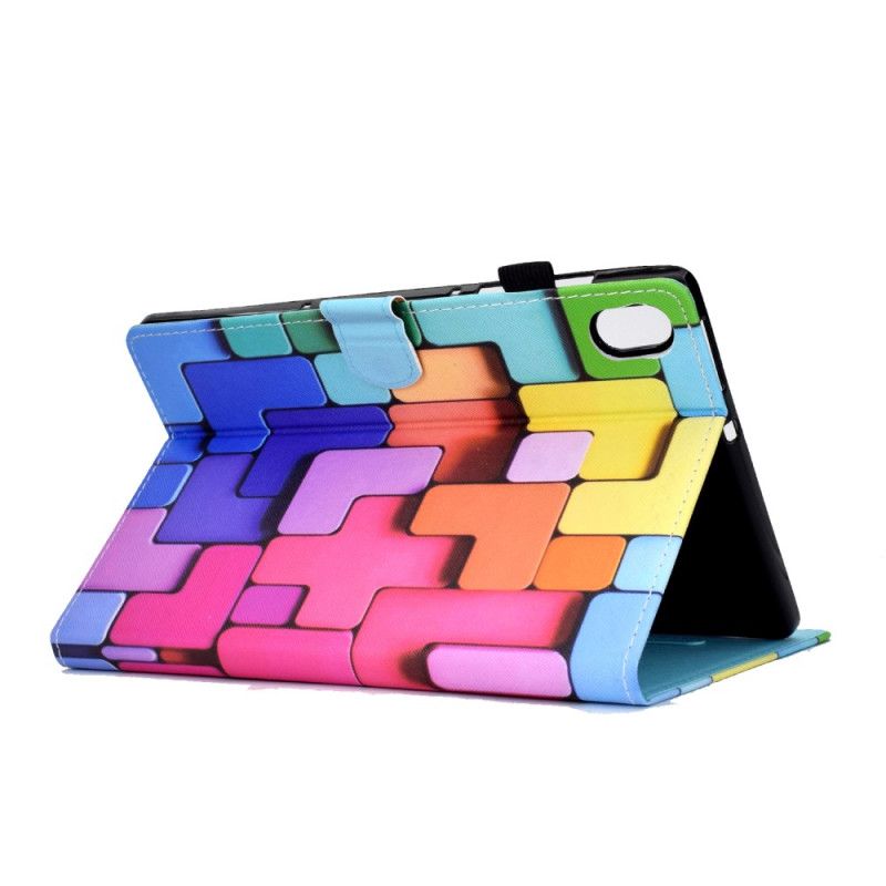 Housse Samsung Galaxy Tab S11 Carrés Colorés
