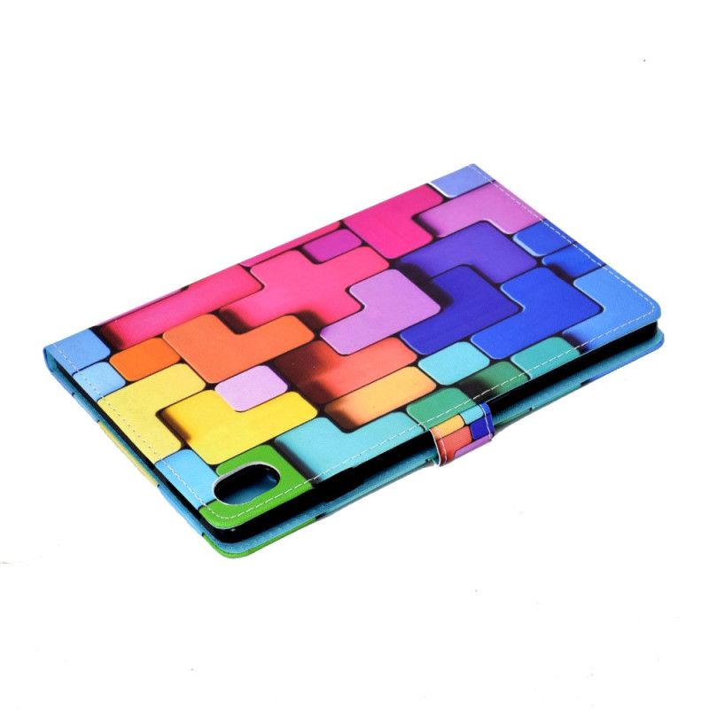 Housse Samsung Galaxy Tab S11 Carrés Colorés