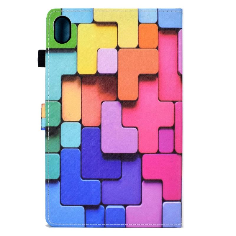 Housse Samsung Galaxy Tab S11 Carrés Colorés