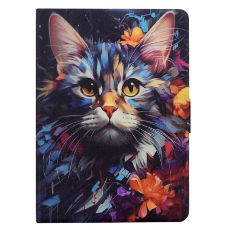 Housse Samsung Galaxy Tab S11 Chat Artistique