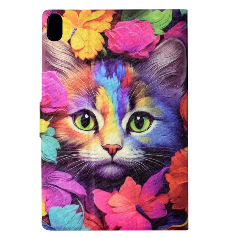 Housse Samsung Galaxy Tab S11 Chat Coloré