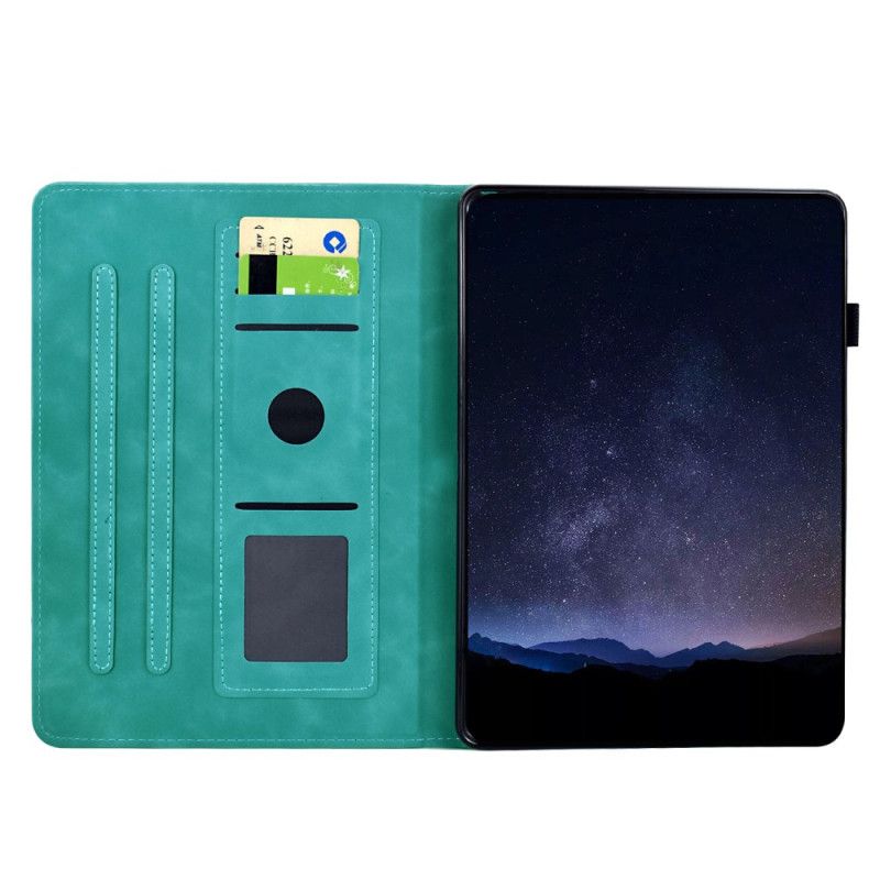 Housse Samsung Galaxy Tab S11 Effet Daim Mandala