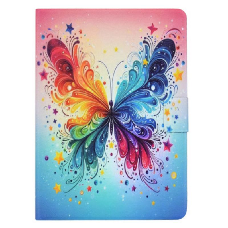 Housse Samsung Galaxy Tab S11 Papillon Aquarelle