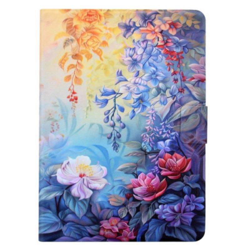 Housse Samsung Galaxy Tab S11 Peinture Florale