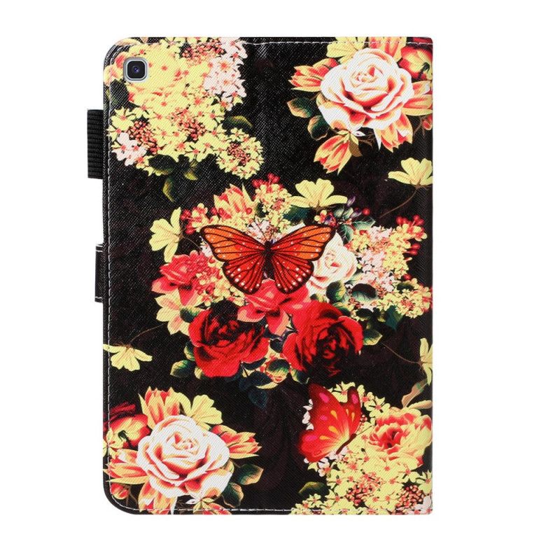 Housse Samsung Galaxy Tab S5e Fleurs