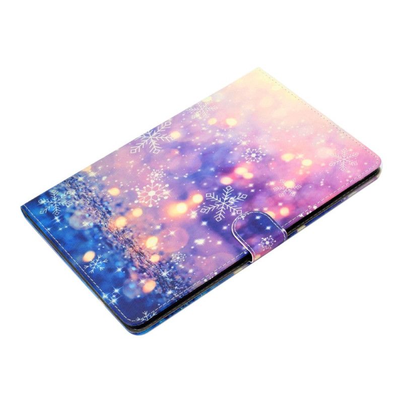 Housse Samsung Galaxy Tab S5e Lumière Et Flocons